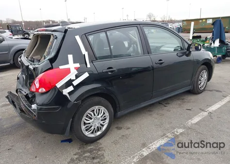 2008 Nissan Versa 1.8S из США, поврежденный, VIN 3N1BC13E58L398563